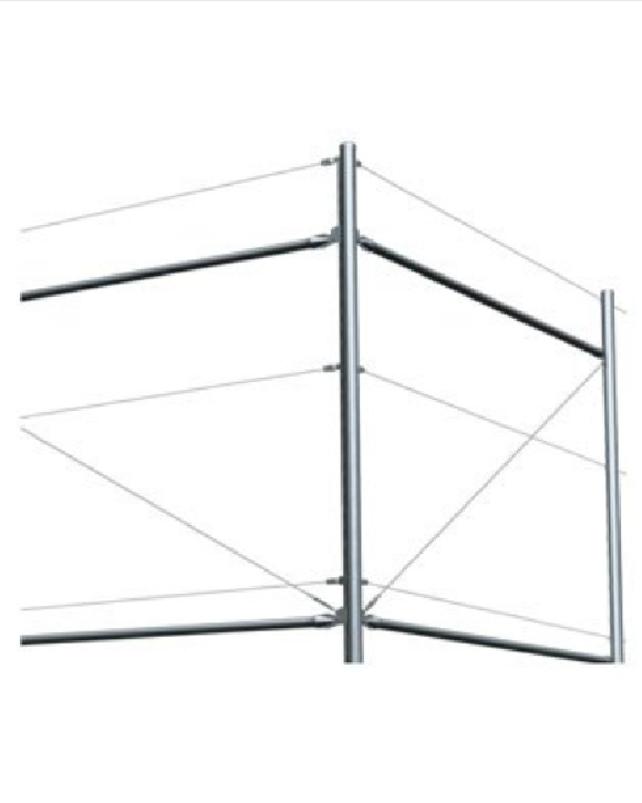 Postes Rectos 70 mm Galvanizados
