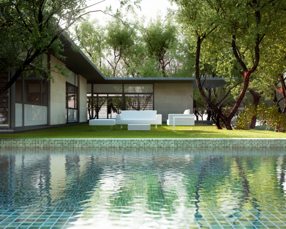 Cerámica piscina