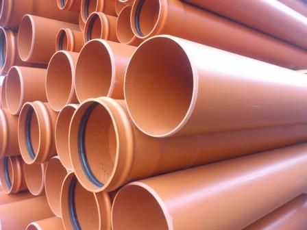 Tubo pvc compacto teja